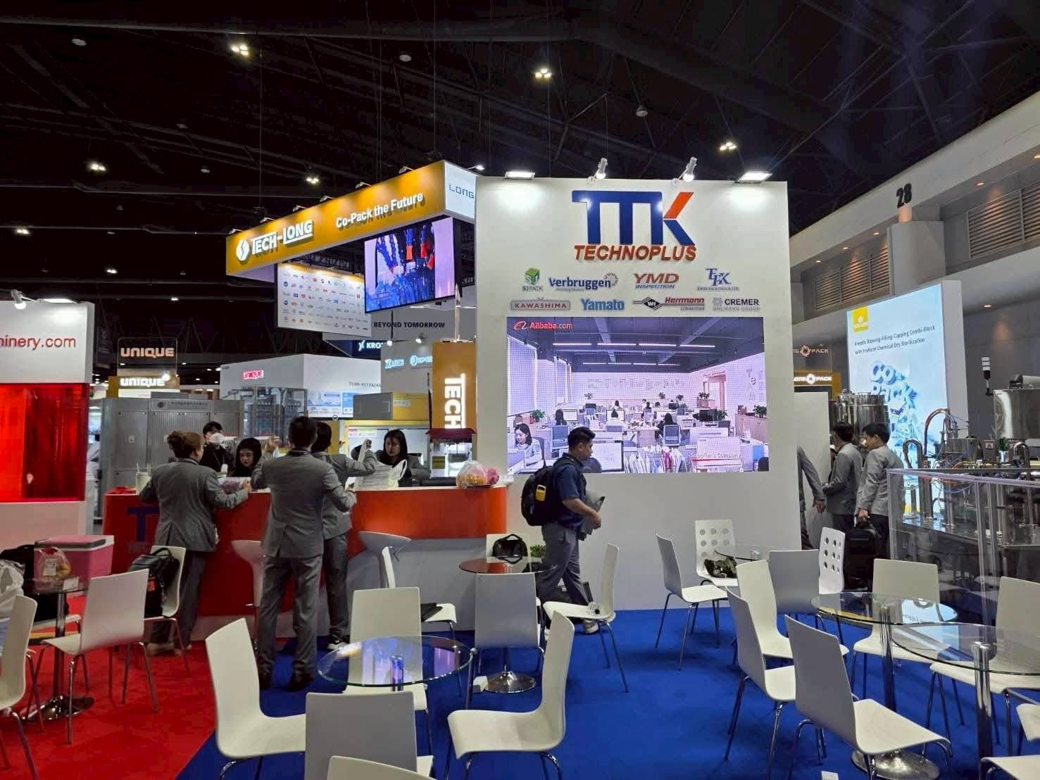 จอ LED บูธ TTK Technoplus บรรยากาศงานจริง เมืองทองธานี